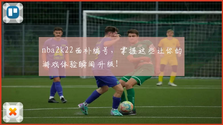 nba2k22面补编号，掌握这些让你的游戏体验瞬间升级！